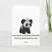 かわいいのトラのサンキューカード サンキューカード (裏面)