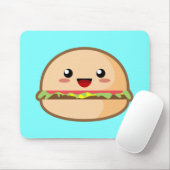かわいいのハンバーガー マウスパッド (マウス)