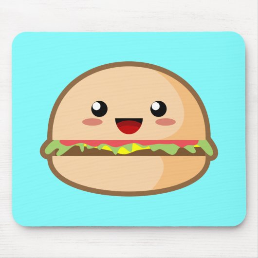 かわいいのハンバーガー マウスパッド (正面)