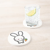 かわいいのバニーおよびにんじん コースター (側面)
