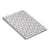 かわいいのバニーの正方形 ノートブック (右側)