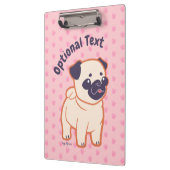 かわいいのパグ クリップボード (左)