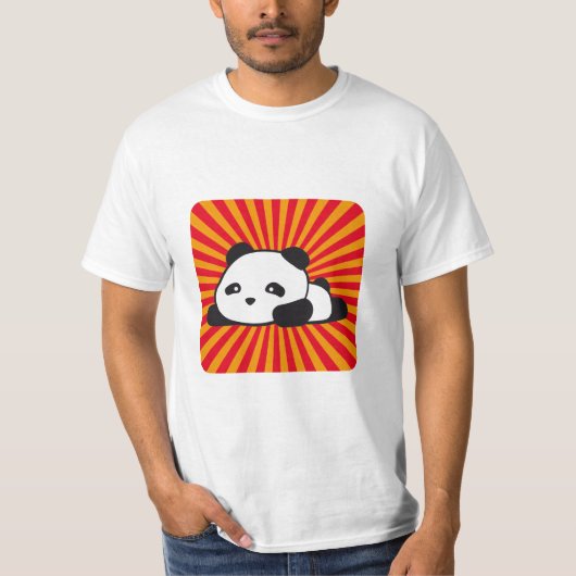 かわいいのパンダ2色 Tシャツ (正面)