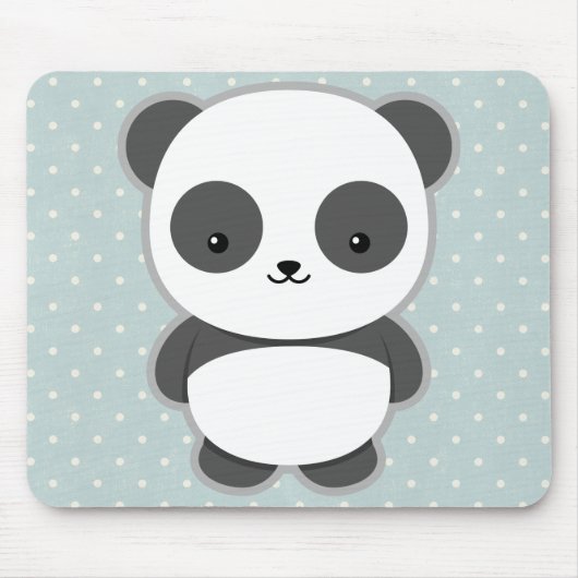 かわいいのパンダ マウスパッド (正面)