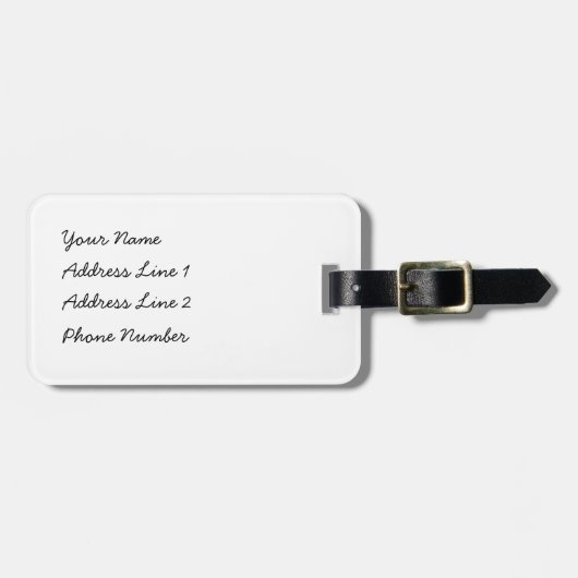 かわいいのパンダ ラゲッジタグ (正面横)