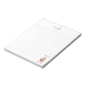 かわいいのパーソナライズされたブ最高のバ茶 ノートパッド (回転)