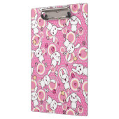 かわいいのピンクパターン クリップボード (左)