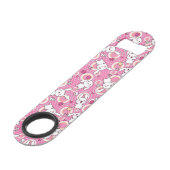 かわいいのピンクパターン スピード栓抜き (正面アングル)