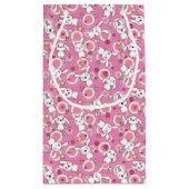 かわいいのピンクパターン スモールペーパーバッグ (裏面)