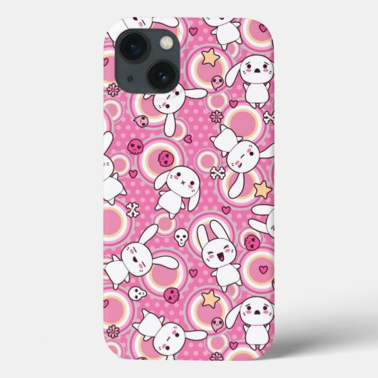 かわいいのピンクパターン Case-Mate iPhoneケース (裏面)