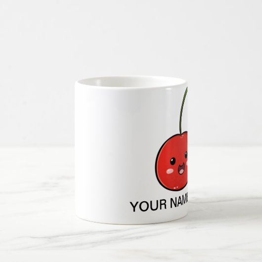 かわいいのフルーツのさくらんぼのマグ コーヒーマグカップ (中央)