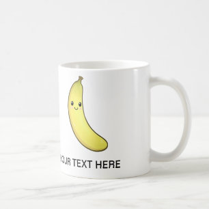 かわいいのフルーツのバナナのマグ コーヒーマグカップ
