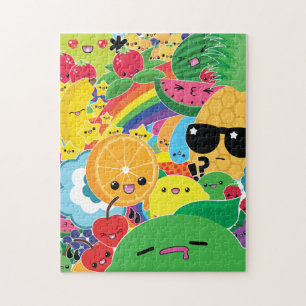 かわいいのフルーツの強打8x10のパズル ジグソーパズル