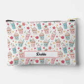 かわいいのペストリーと熱いチョコレートのかわいい柄 アクセサリーポーチ (裏面)