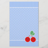 かわいいのメリーなさくらんぼの文房具 便箋 (正面)