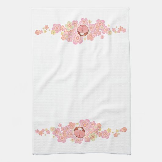 かわいいの人形の台所タオル キッチンタオル (縦)