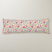 かわいいの可愛いドードルの子のパターン ボディピロー (裏面)