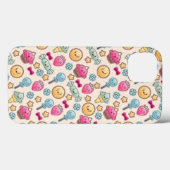 かわいいの可愛いドードルの子のパターン Case-Mate iPhoneケース (裏面 (横))