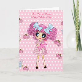 かわいいの女の子の誕生日カードとPinkyP シーズンカード