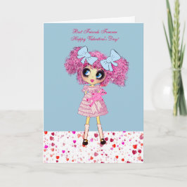 かわいいの女の子の誕生日カードとPinkyP シーズンカード