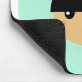 かわいいの女の子のmousepad マウスパッド (コーナー)