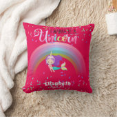 かわいいの女の子マーメイドワナベユニコーンピンクパープル クッション (ブランケット)