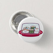 かわいいの寿司のプレート 缶バッジ (正面&裏面)