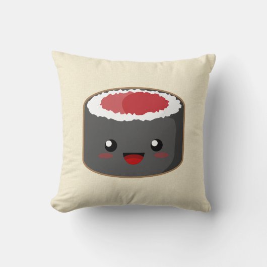 かわいいの寿司 クッション (正面)