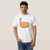 かわいいの小豆のTaiyakiの日本のな魚型のケーキ Tシャツ (正面フル)