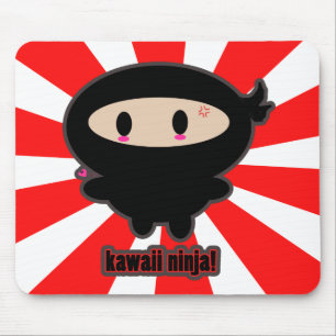かわいいの忍者のマウスパッド マウスパッド