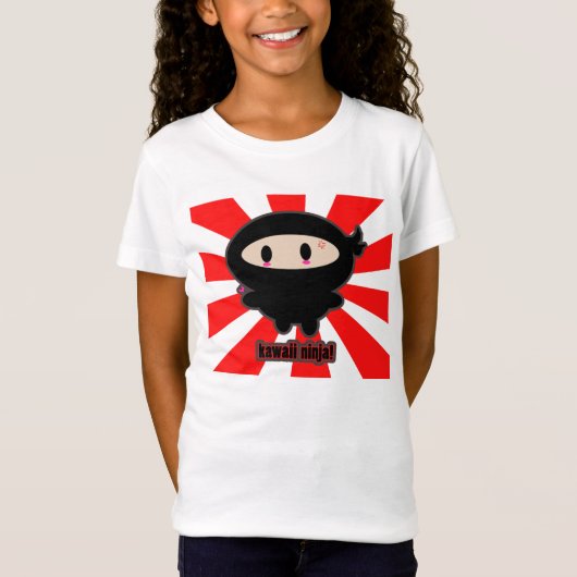 かわいいの忍者のTシャツ Tシャツ (正面)