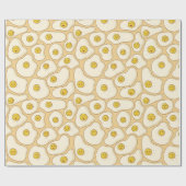 かわいいの揚げ卵 ラッピングペーパー (フラット)