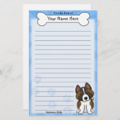 かわいいの日本人の秋田の文房具 便箋 (正面/裏面)