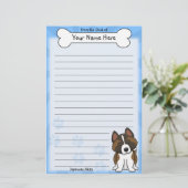 かわいいの日本人の秋田の文房具 便箋 (スタンド正面)