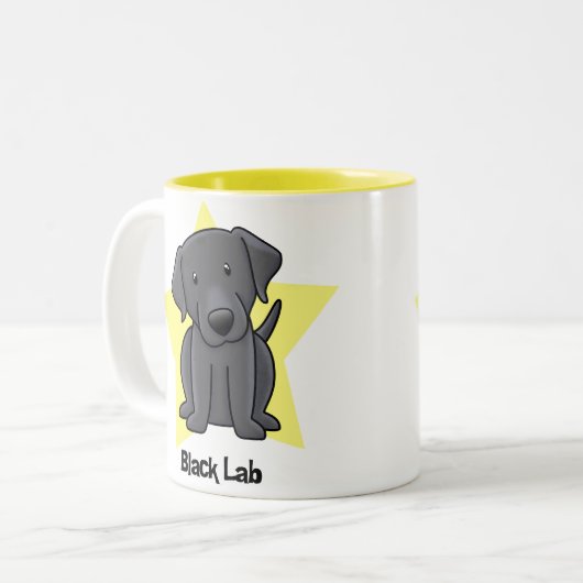 かわいいの星の黒の実験室 ツートーンマグカップ (正面左)