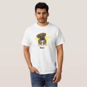 かわいいの星のBrindleボクサー Tシャツ (正面フル)