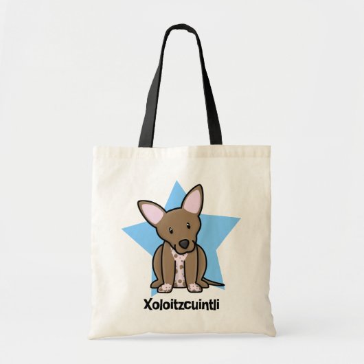 かわいいの星Xoloitzcuintli トートバッグ (正面)