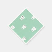 かわいいの歯 スタンダードカクテルナプキン (角)