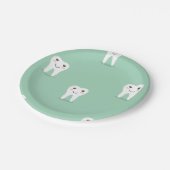 かわいいの歯 ペーパープレート (アングル)