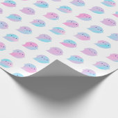 かわいいの水彩画の幽霊(ユニコーン) ラッピングペーパー (角)