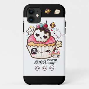 かわいいの海賊スカルのカップケーキ iPhone 11 ケース