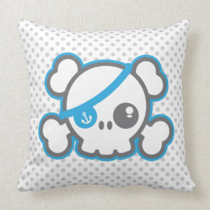 かわいいの海賊スカルの装飾用クッション クッション