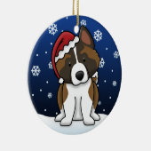 かわいいの漫画の秋田のクリスマスのオーナメント セラミックオーナメント (右)