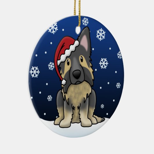 かわいいの漫画のShilohの羊飼い セラミックオーナメント (右)