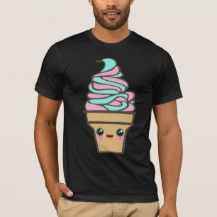 かわいいの激賞のアイスクリームコーン Tシャツ