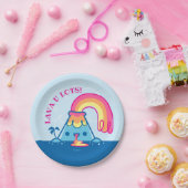 かわいいの火山 ペーパープレート (パーティー)