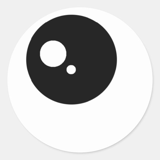 かわいいの点眼 ラウンドシール (正面)