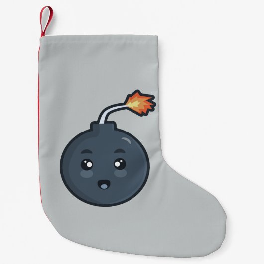 かわいいの爆弾 スモールクリスマスストッキング (正面)