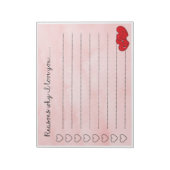 かわいいの理由かわいいメッセージを愛する ノートパッド (回転)