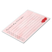 かわいいの理由かわいいメッセージを愛する ノートパッド (アングル)